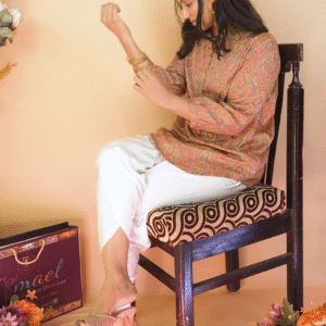 Short Kurti Geometric Pattern