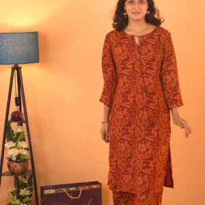 Rayon Kurta Palazzo Co-Ord Set