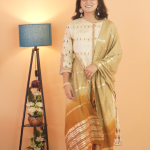 Cotton A-Line Kurta Set